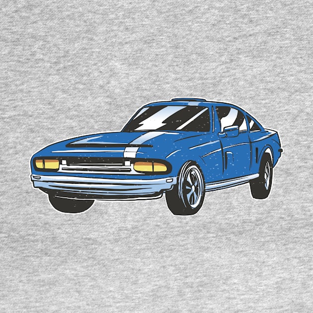 Classic Car t shirt by LindenDesigns